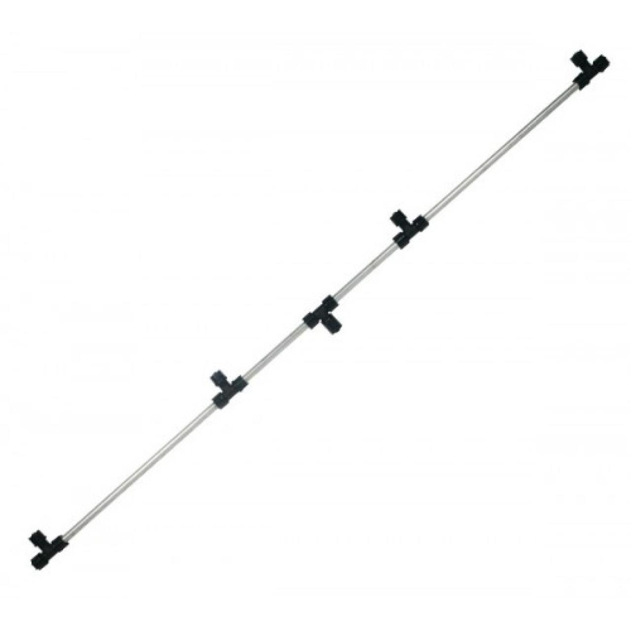 100008536 Spritzbalken Alu 120 cm, 4 Düsen, vorne tragbar